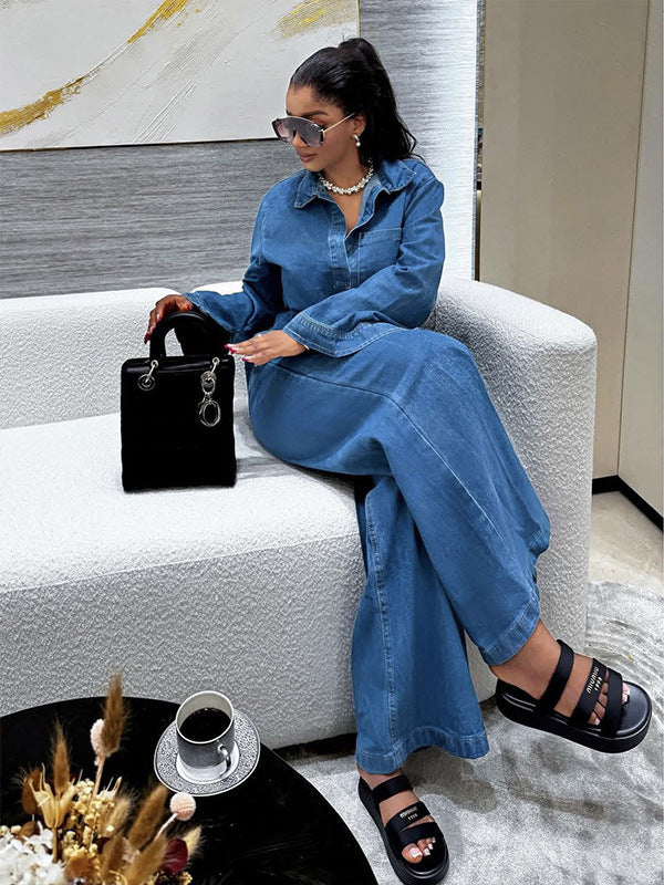 Lacy - Chic Breathable Denim Suit