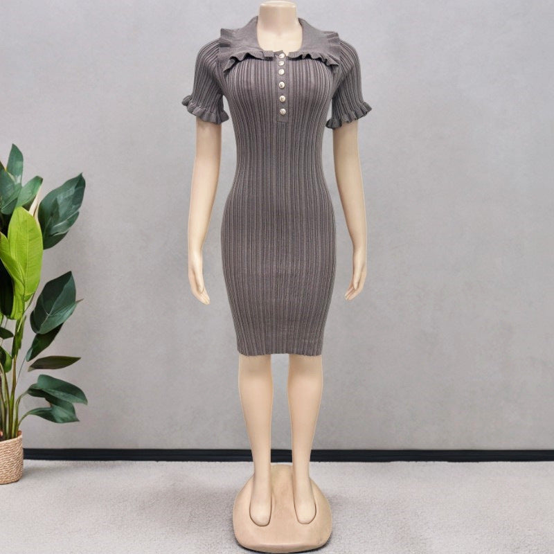 Ivy - French collar dress