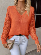 The Aspen Lace Knit Sweater Spring