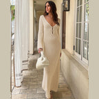 Coastal Knitted Maxi Dress