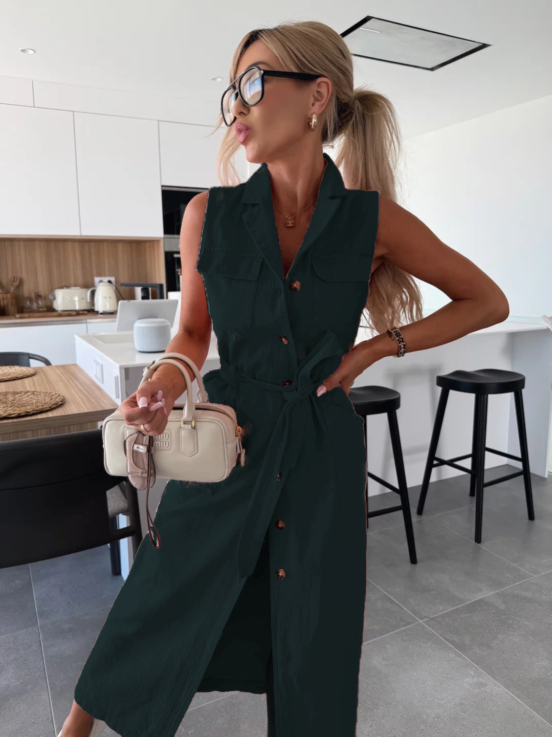 Effortless Chic Button-Down Dress