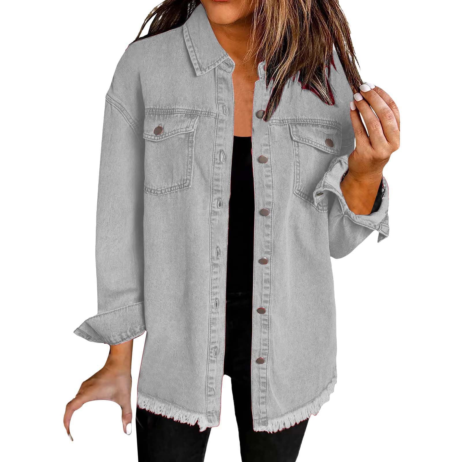 Jenny - Spring Denim Buttoned Jacket