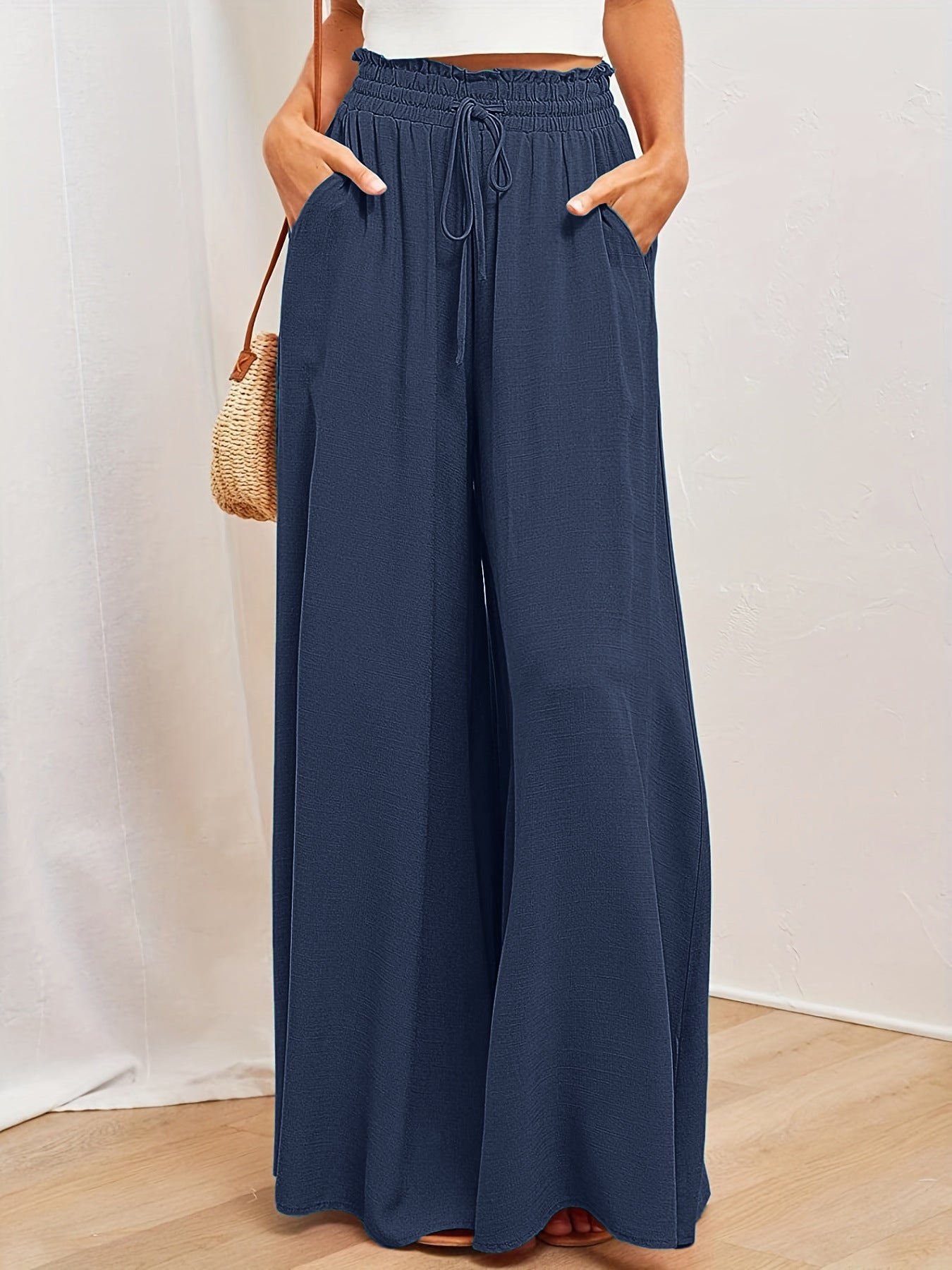 Oaky All-Day Wide Leg Lounge Trousers