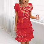 Rosy™ Elegant Whisper Artistic Chic Dress