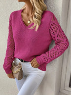 The Aspen Lace Knit Sweater Spring