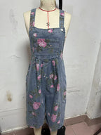 Katy - NEW Floral Denim Jumpsuit