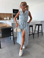 Effortless Chic Button-Down Dress