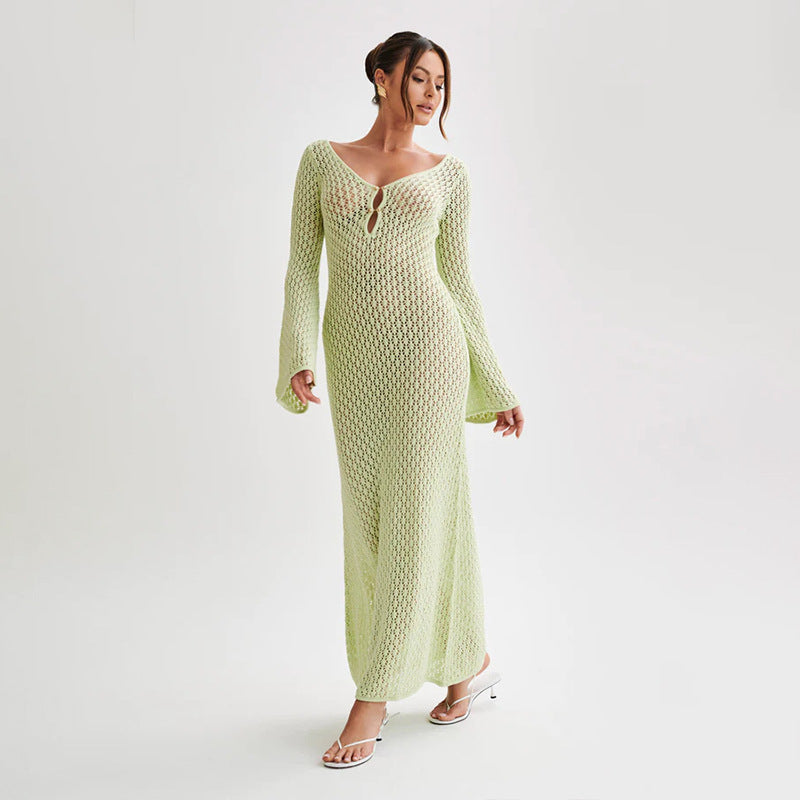 Coastal Knitted Maxi Dress