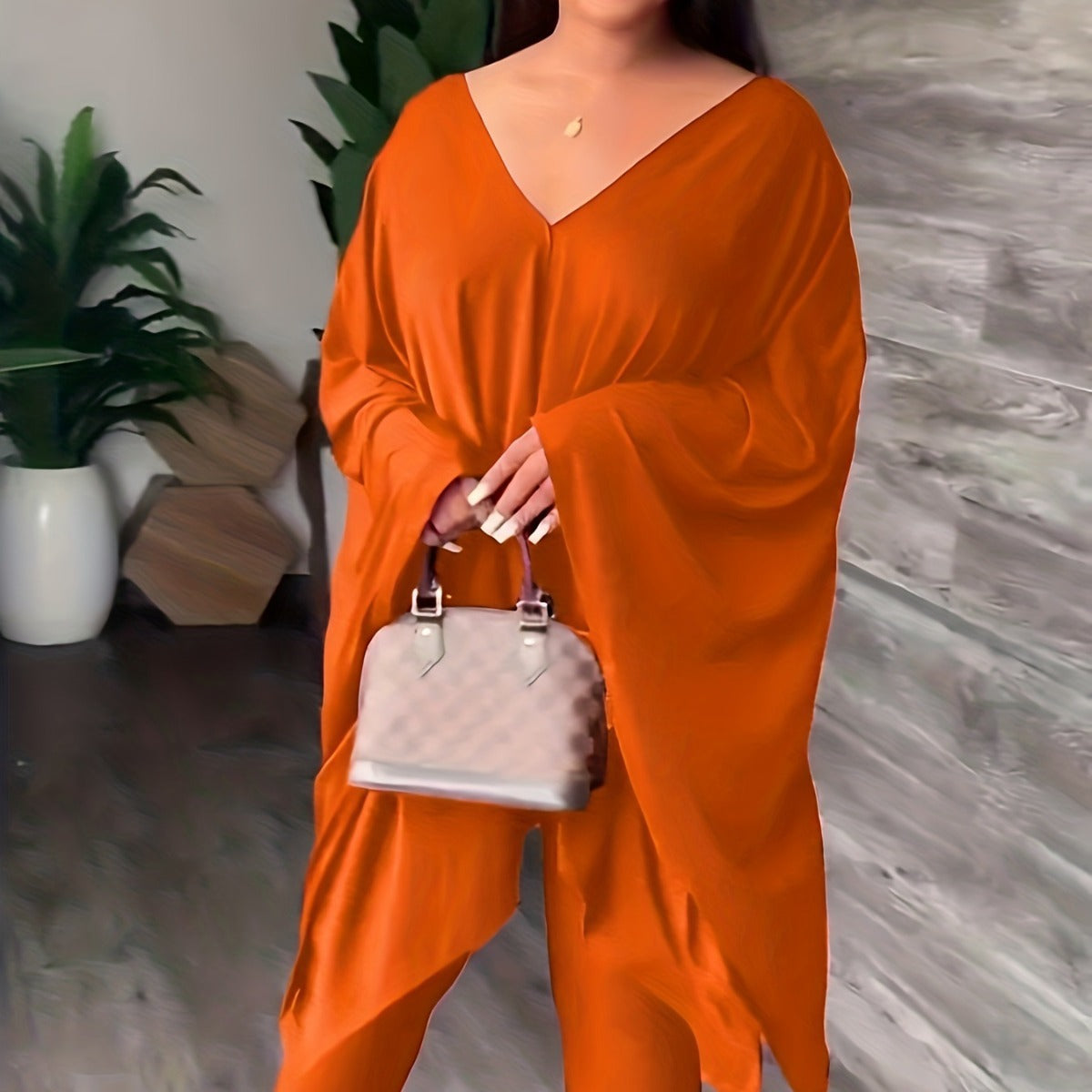 Livy™ Trendy Loose Fit Two-Piece Set Fashionable Casual Wear