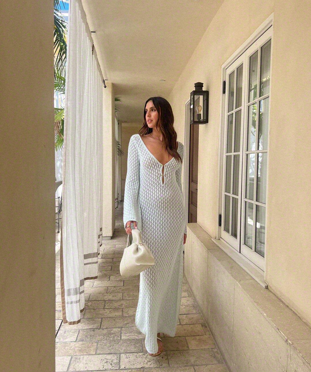 Coastal Knitted Maxi Dress