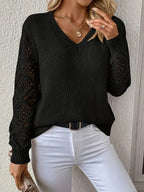 The Aspen Lace Knit Sweater Spring