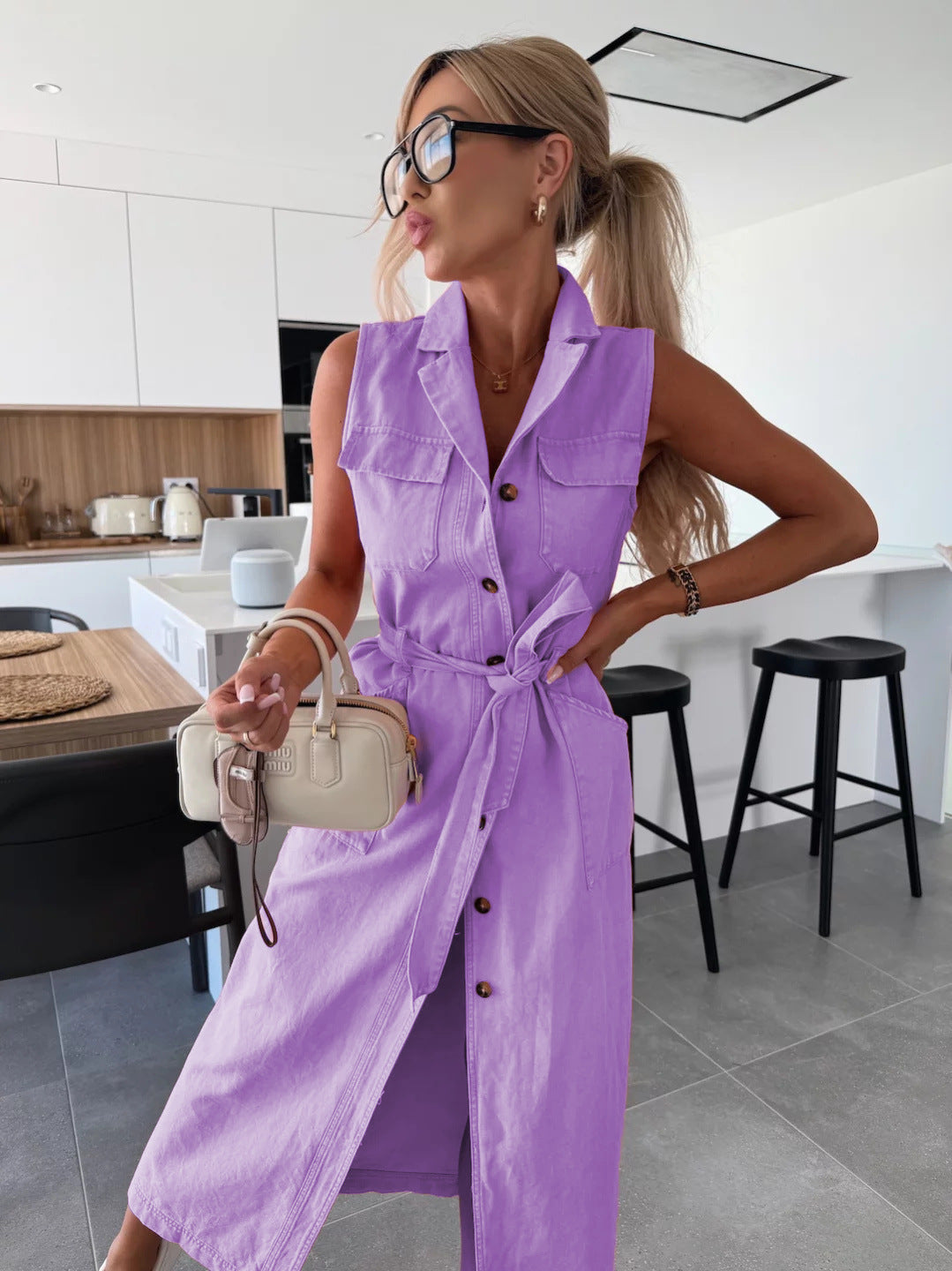 Effortless Chic Button-Down Dress