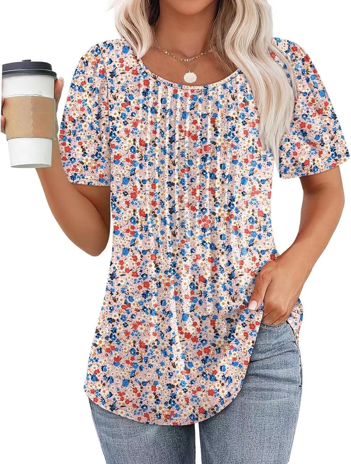 Kira - Short sleeve Floral Shirt