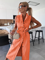 Effortless Chic Button-Down Dress