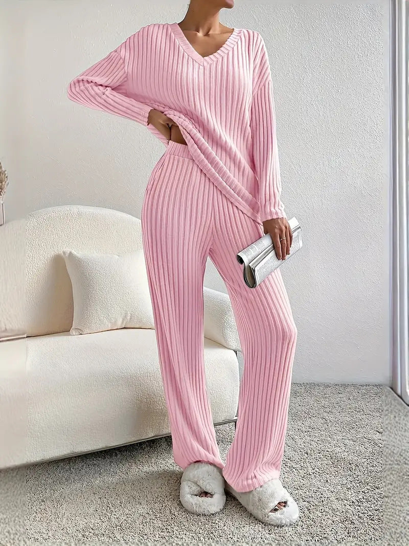 Ribbed Knit Set Spring – Effortless Everyday Style