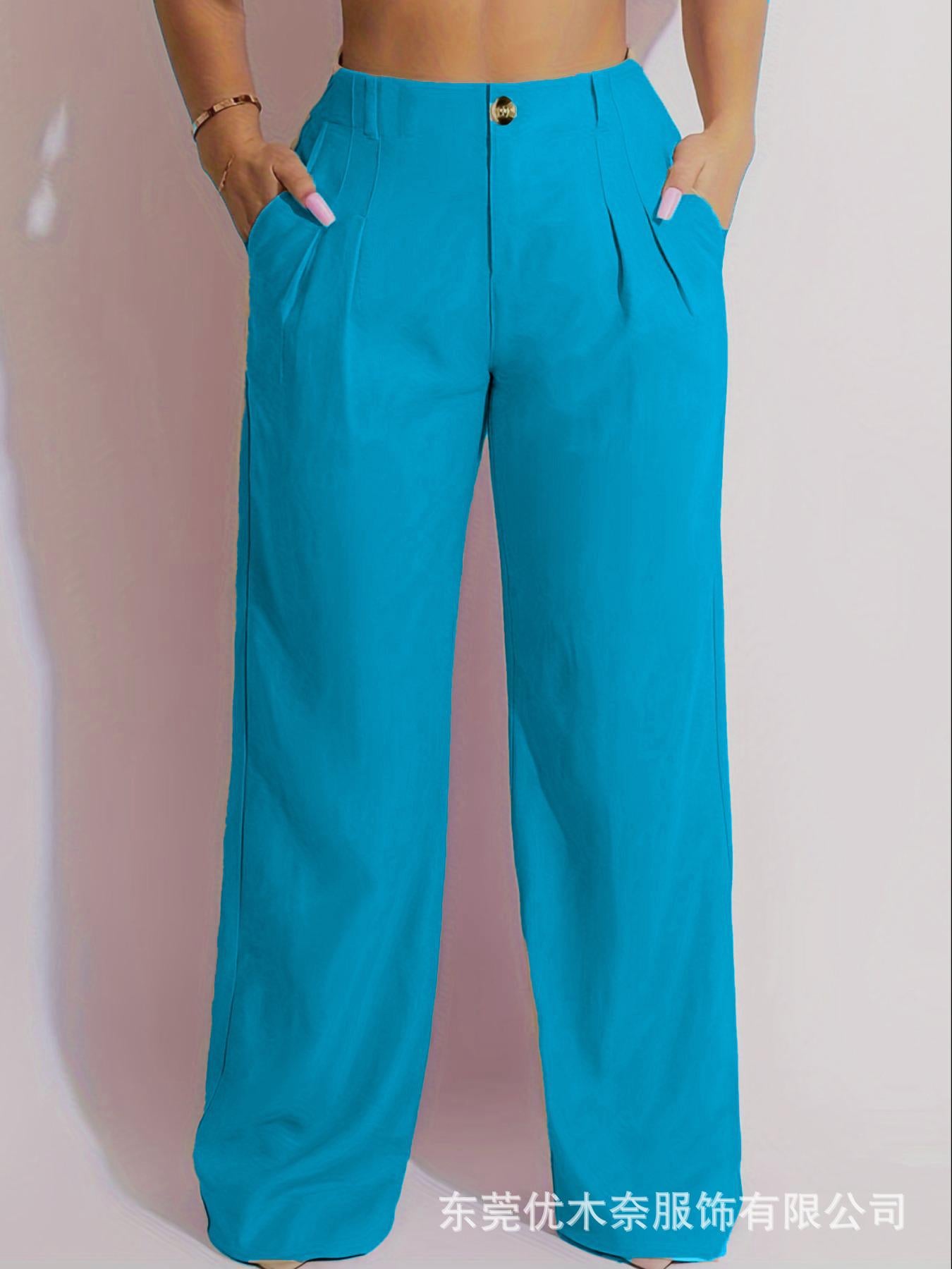 Chic Horizon High-Rise Pleat pants