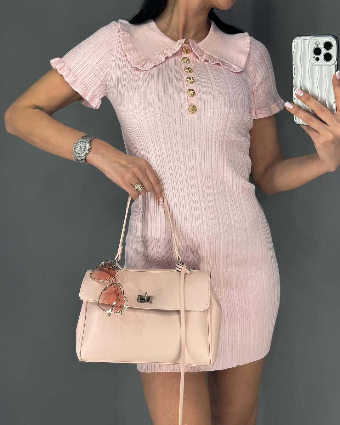 Ivy - French collar dress