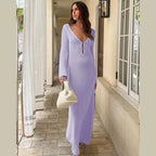 Coastal Knitted Maxi Dress