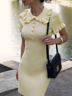 Ivy - French collar dress