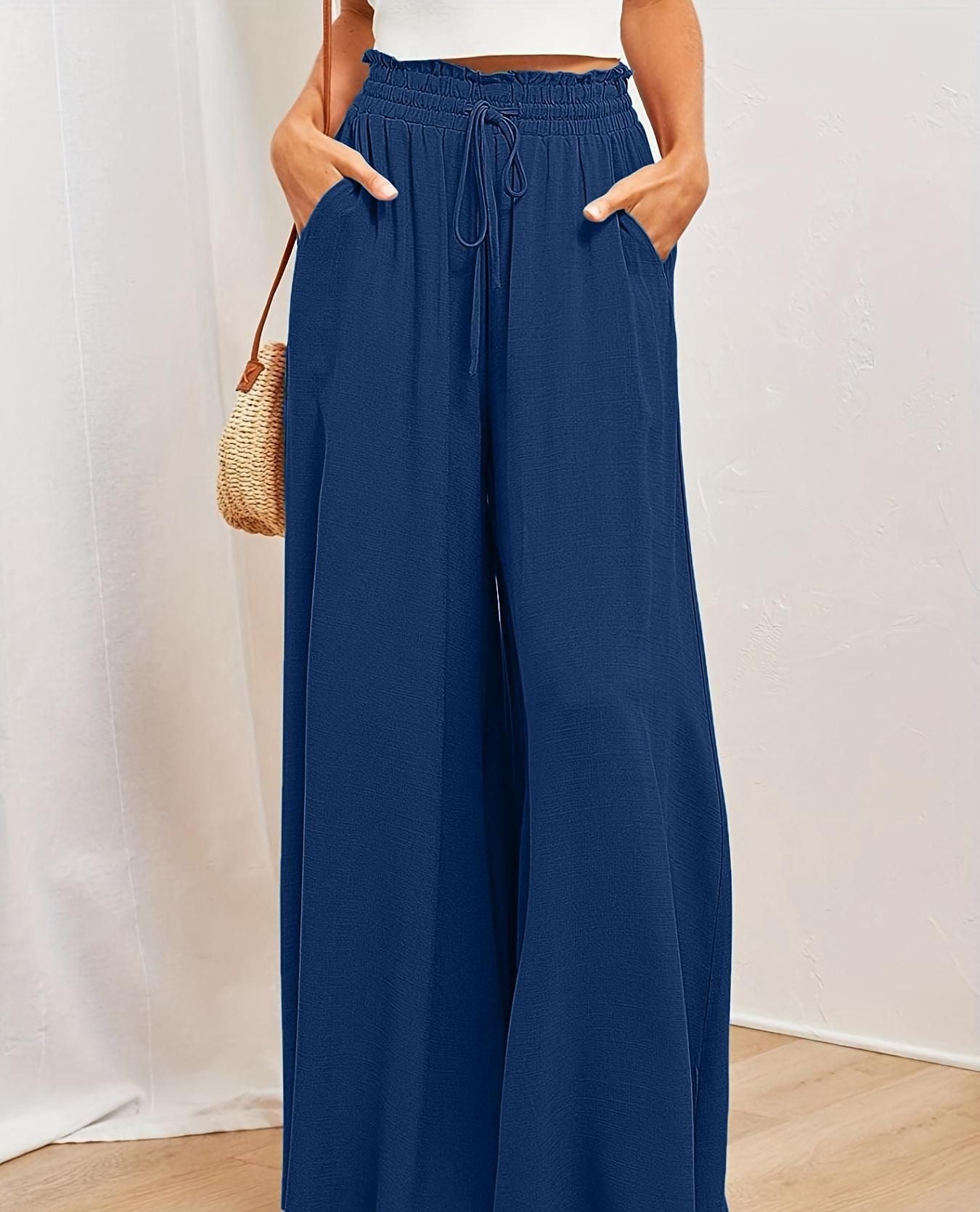 Oaky All-Day Wide Leg Lounge Trousers