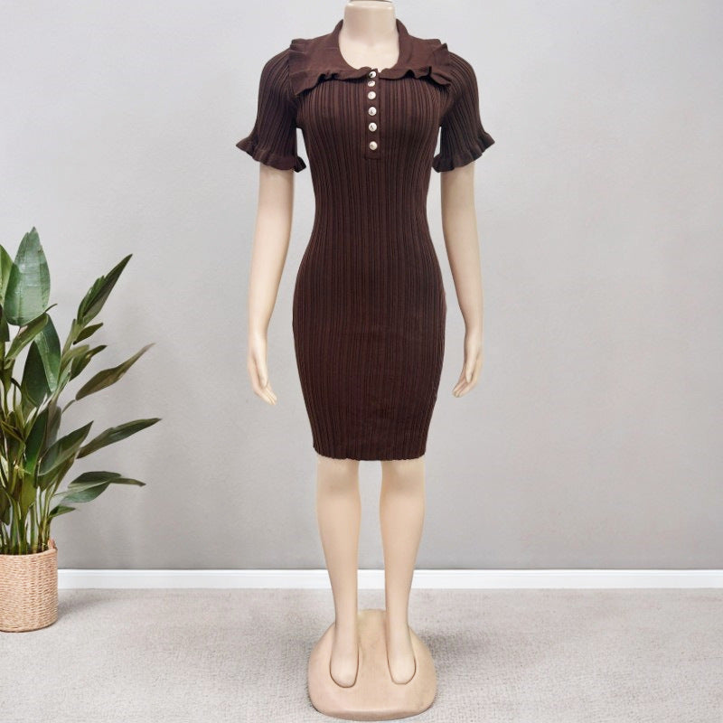 Ivy - French collar dress