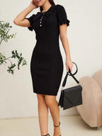 Ivy - French collar dress