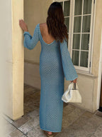 Coastal Knitted Maxi Dress