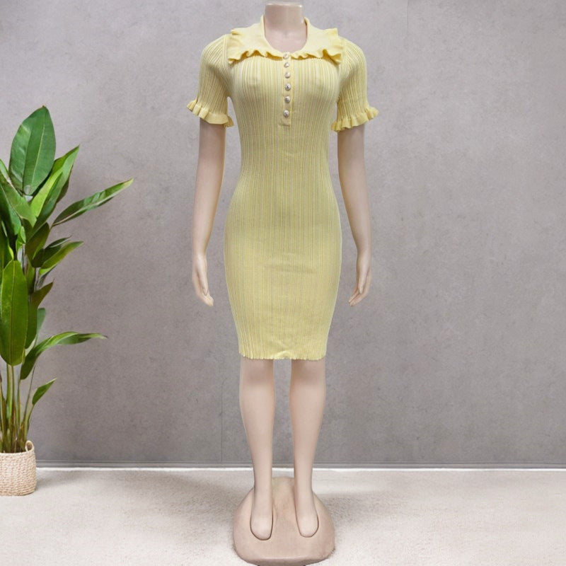 Ivy - French collar dress