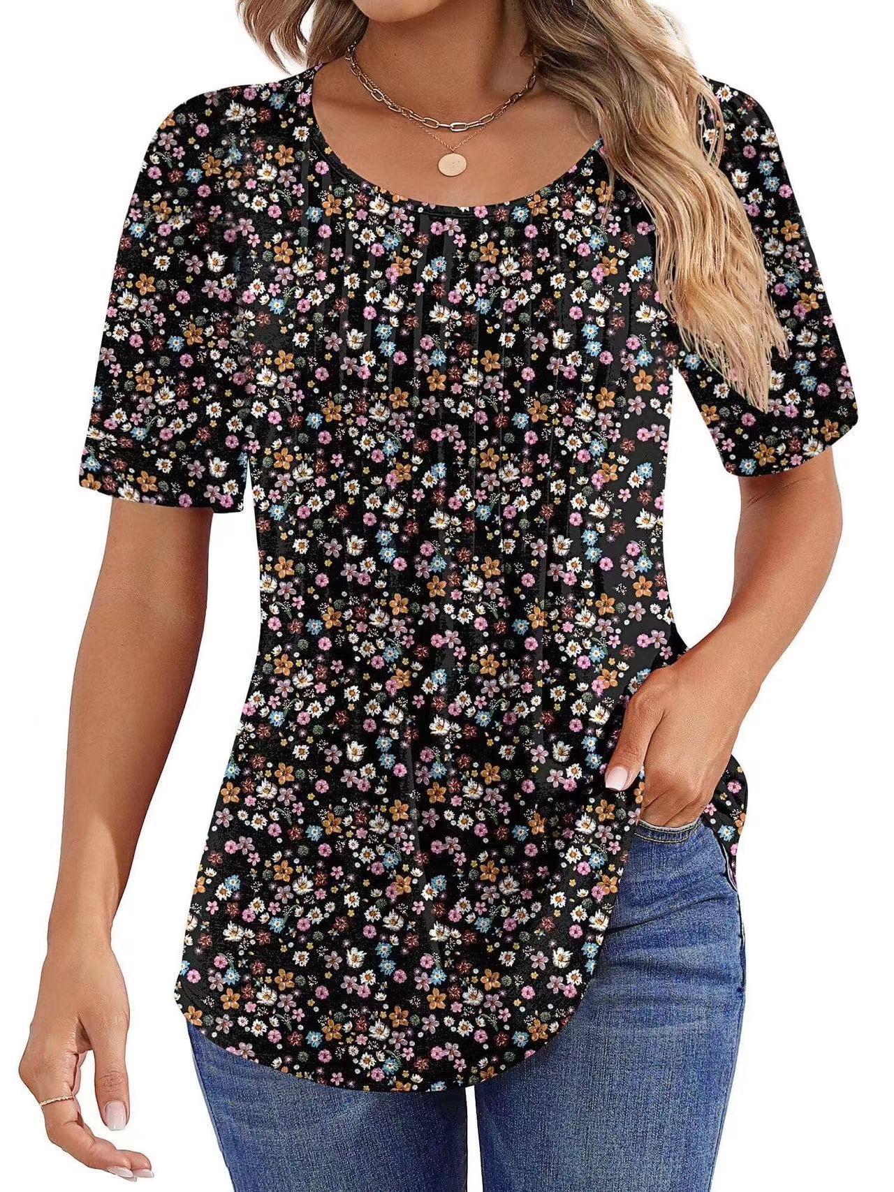 Kira - Short sleeve Floral Shirt