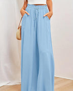 Oaky All-Day Wide Leg Lounge Trousers