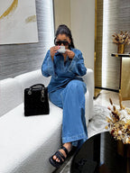 Lacy - Chic Breathable Denim Suit