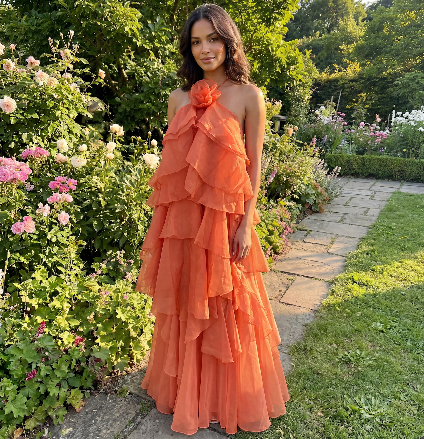 Dreamy Ruffle Maxi Dress